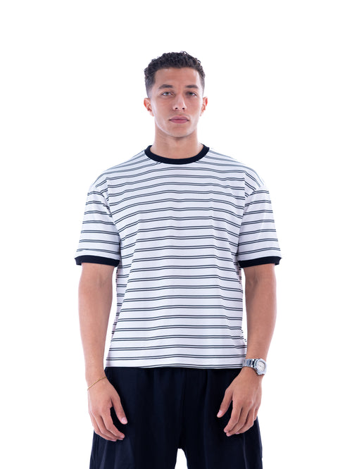 Black Striped T-shirt – Escala