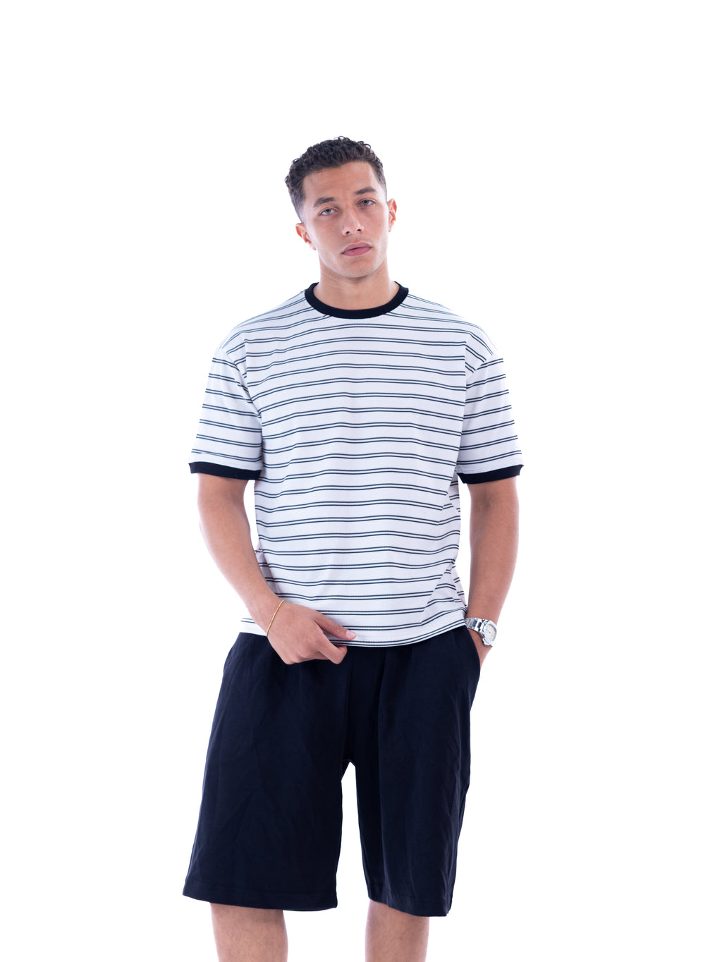 Black Striped T-shirt