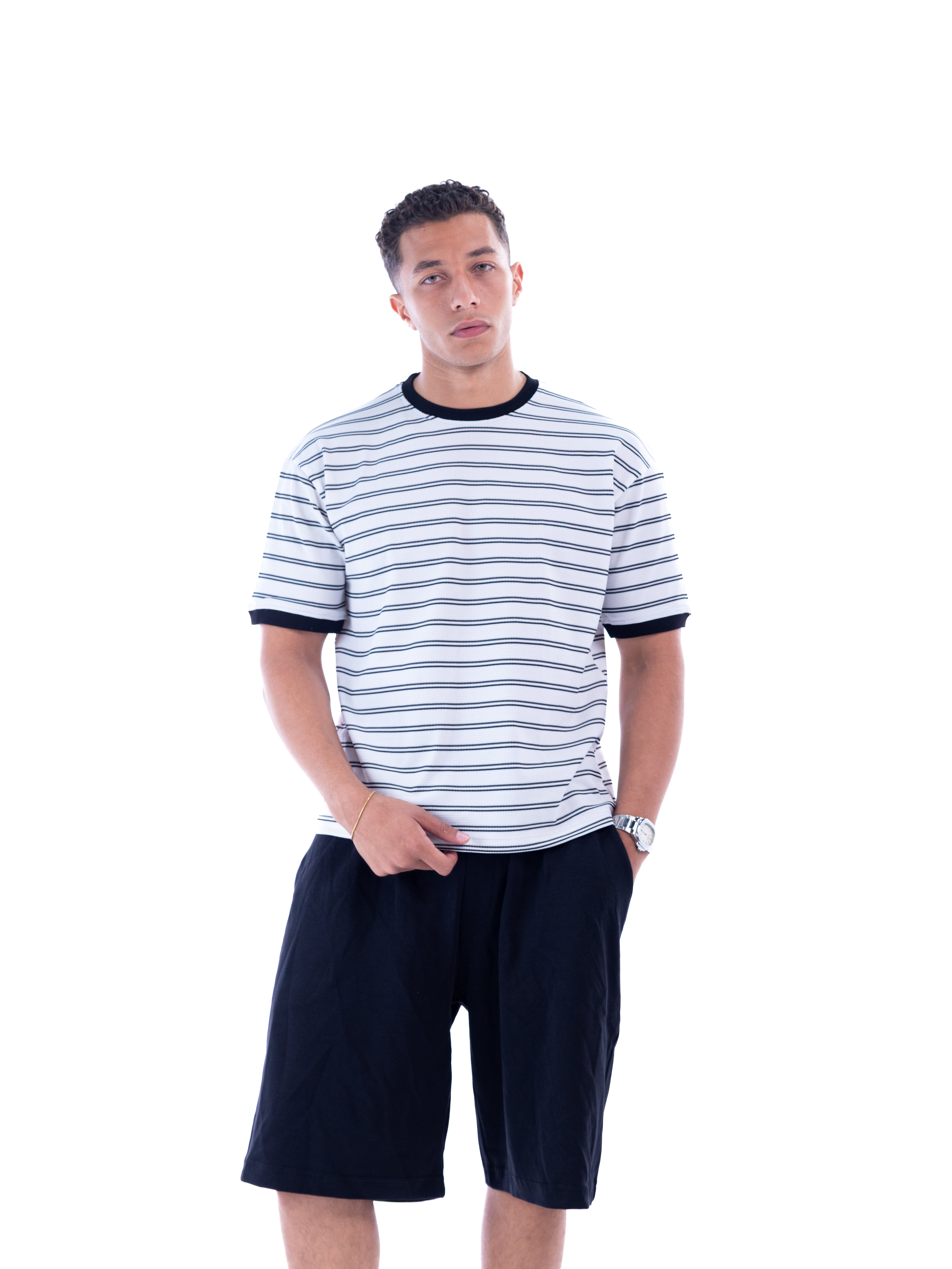 Black Striped T-shirt