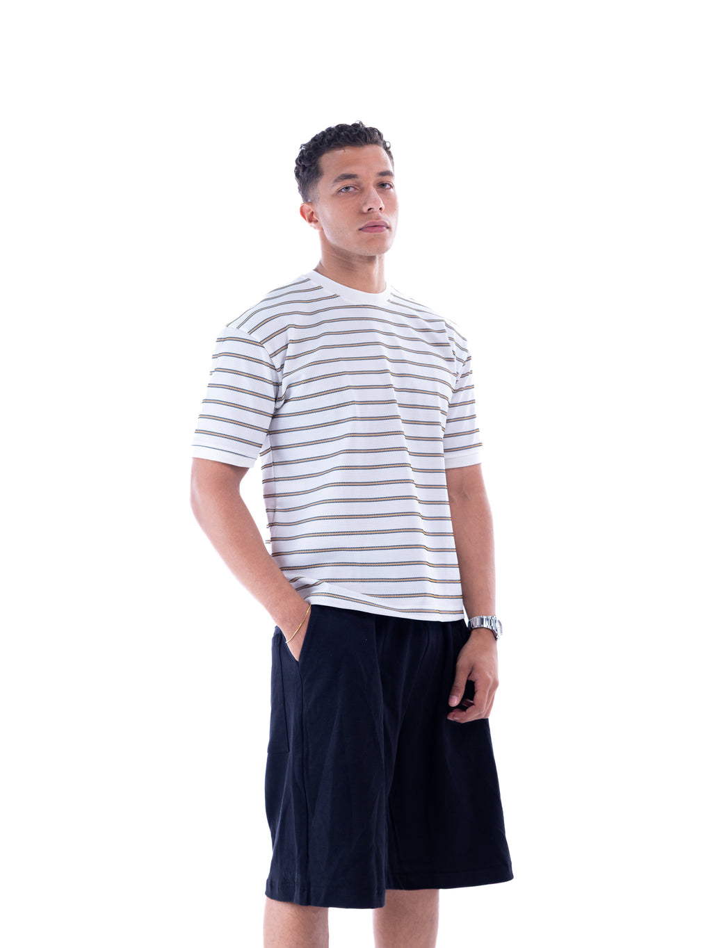 Yellow Striped T-shirt