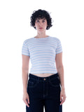 Blue Striped Baby Tee – Escala