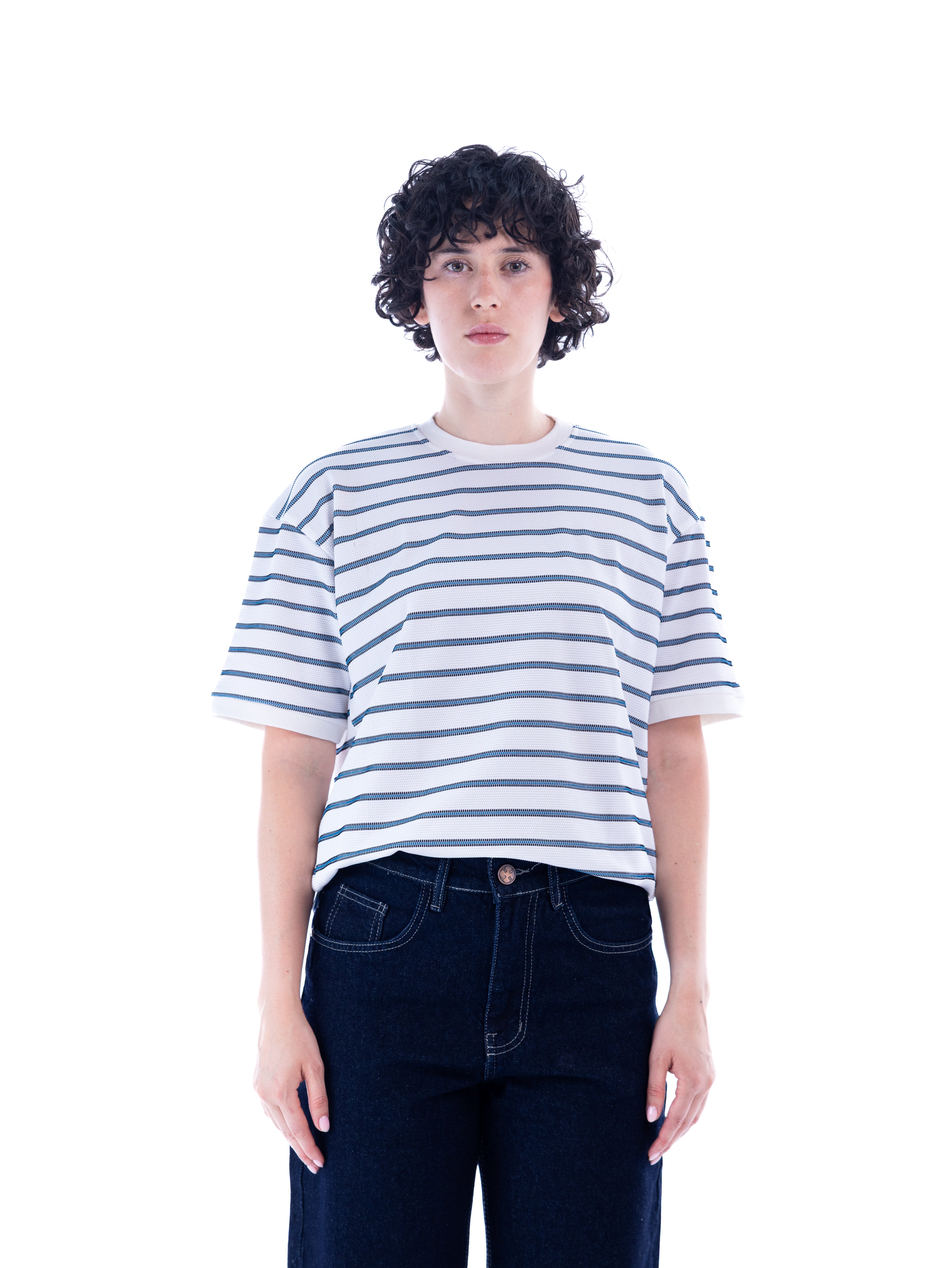 Blue Striped T-shirt
