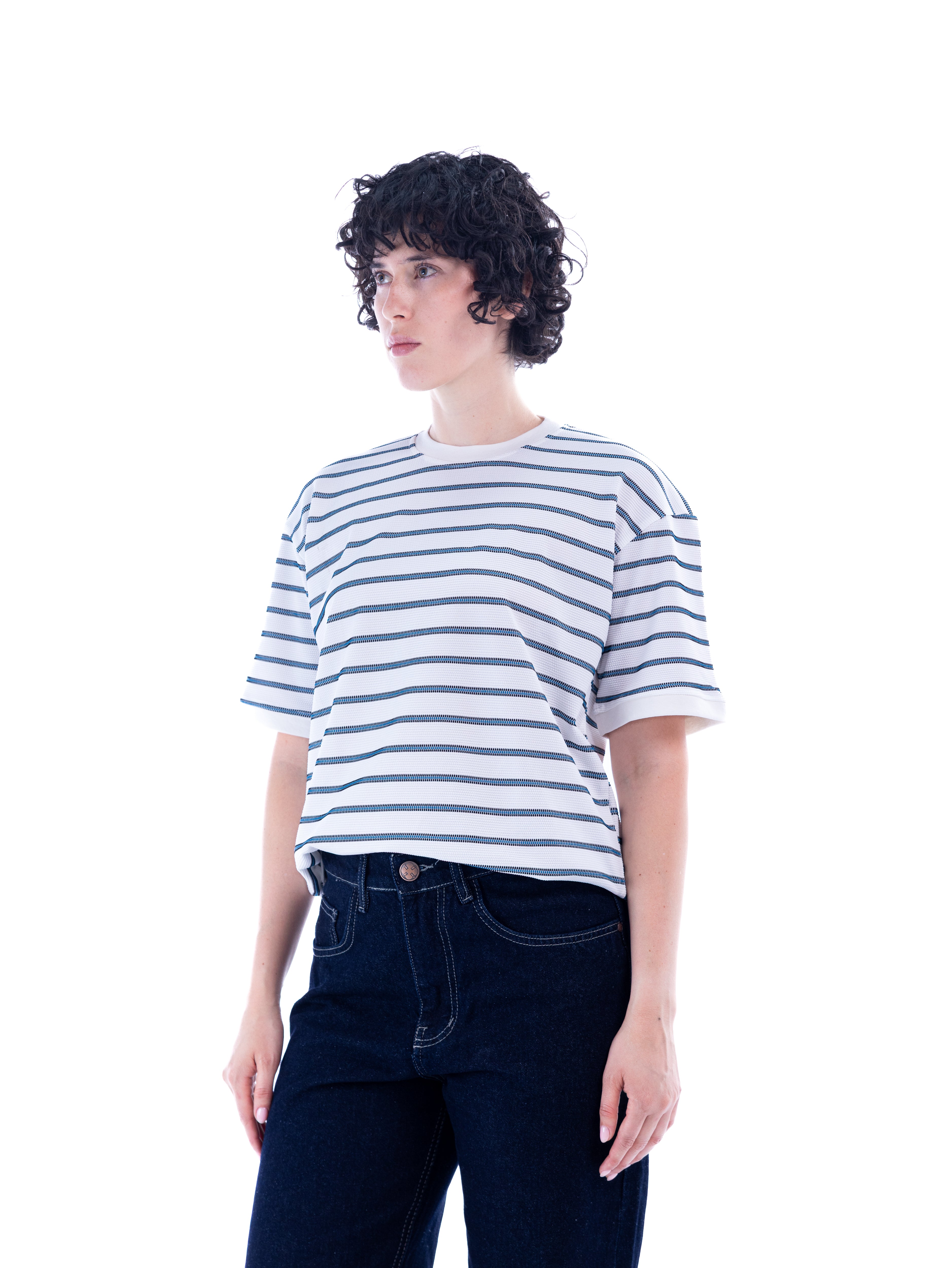 Blue Striped T-shirt