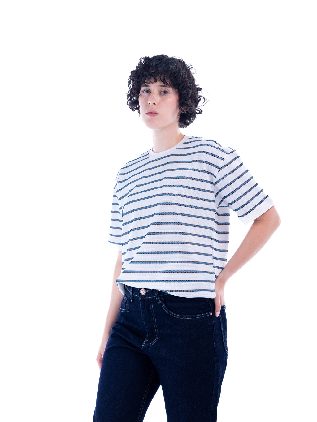 Blue Striped T-shirt