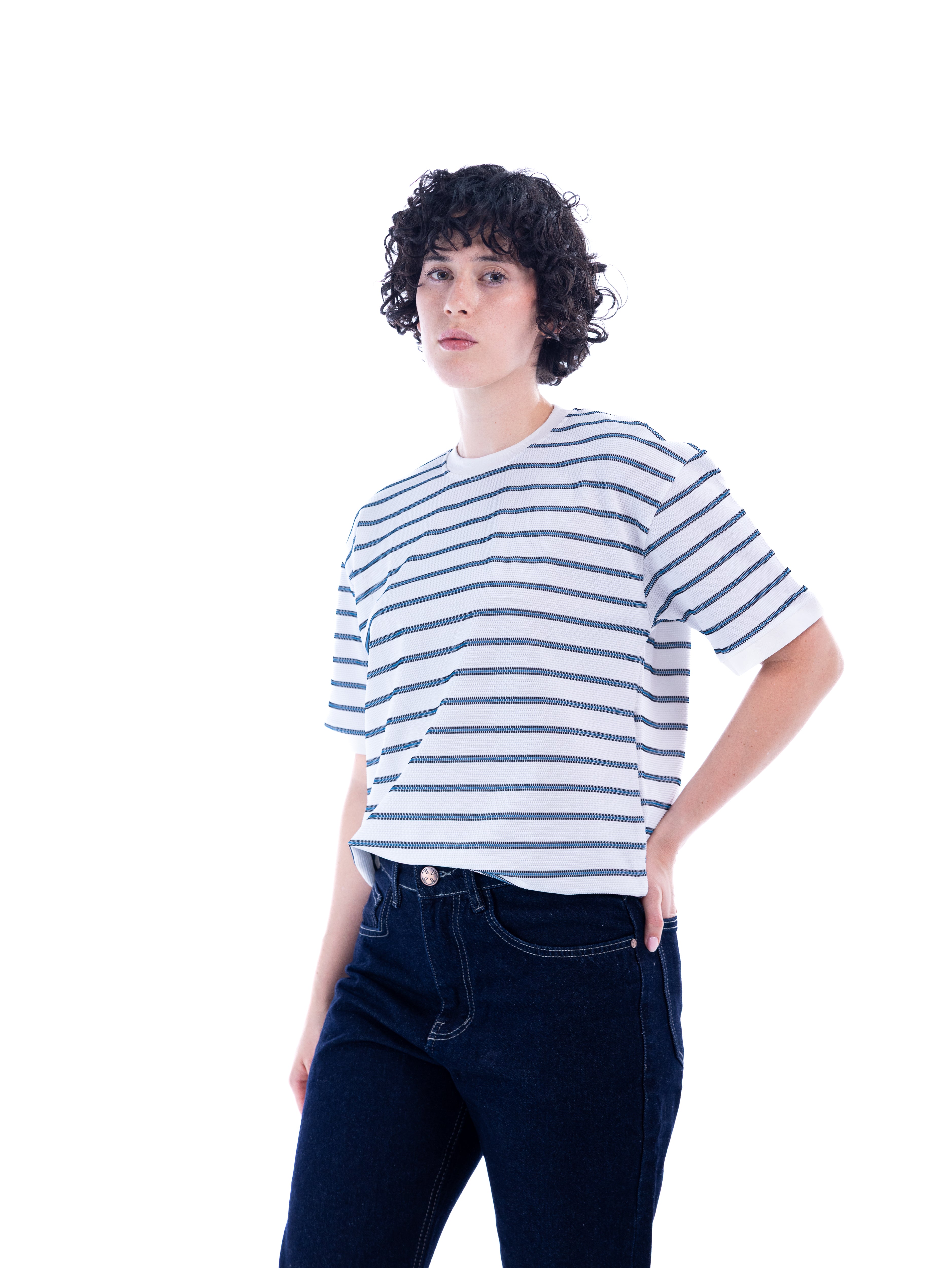 Blue Striped T-shirt
