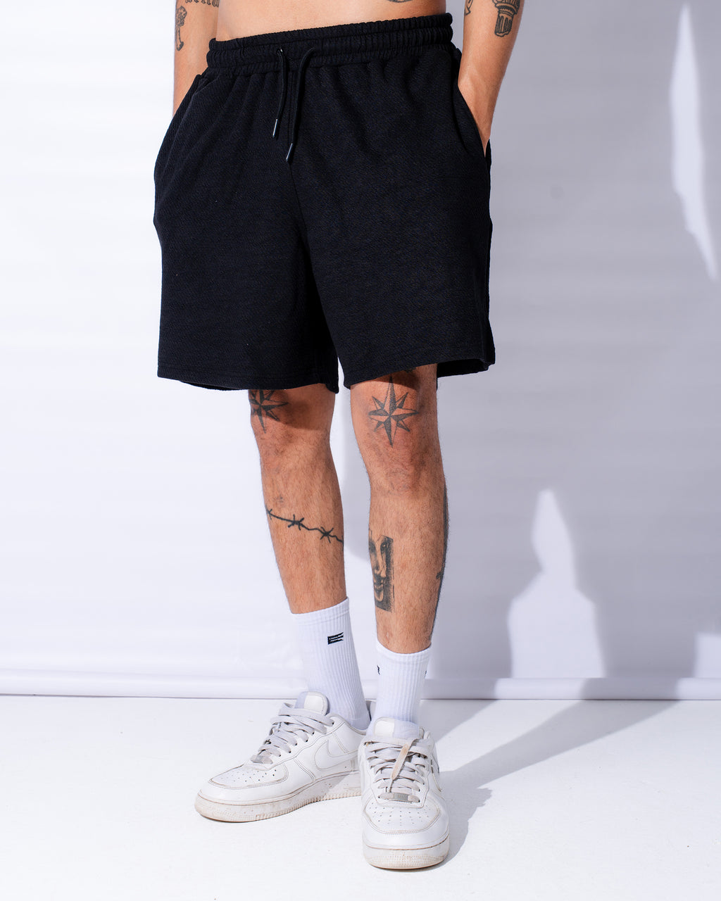 Black Waffle Short