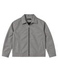 Grey Leather Jacket