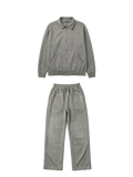 Graphite Grey Suede Tracksuit