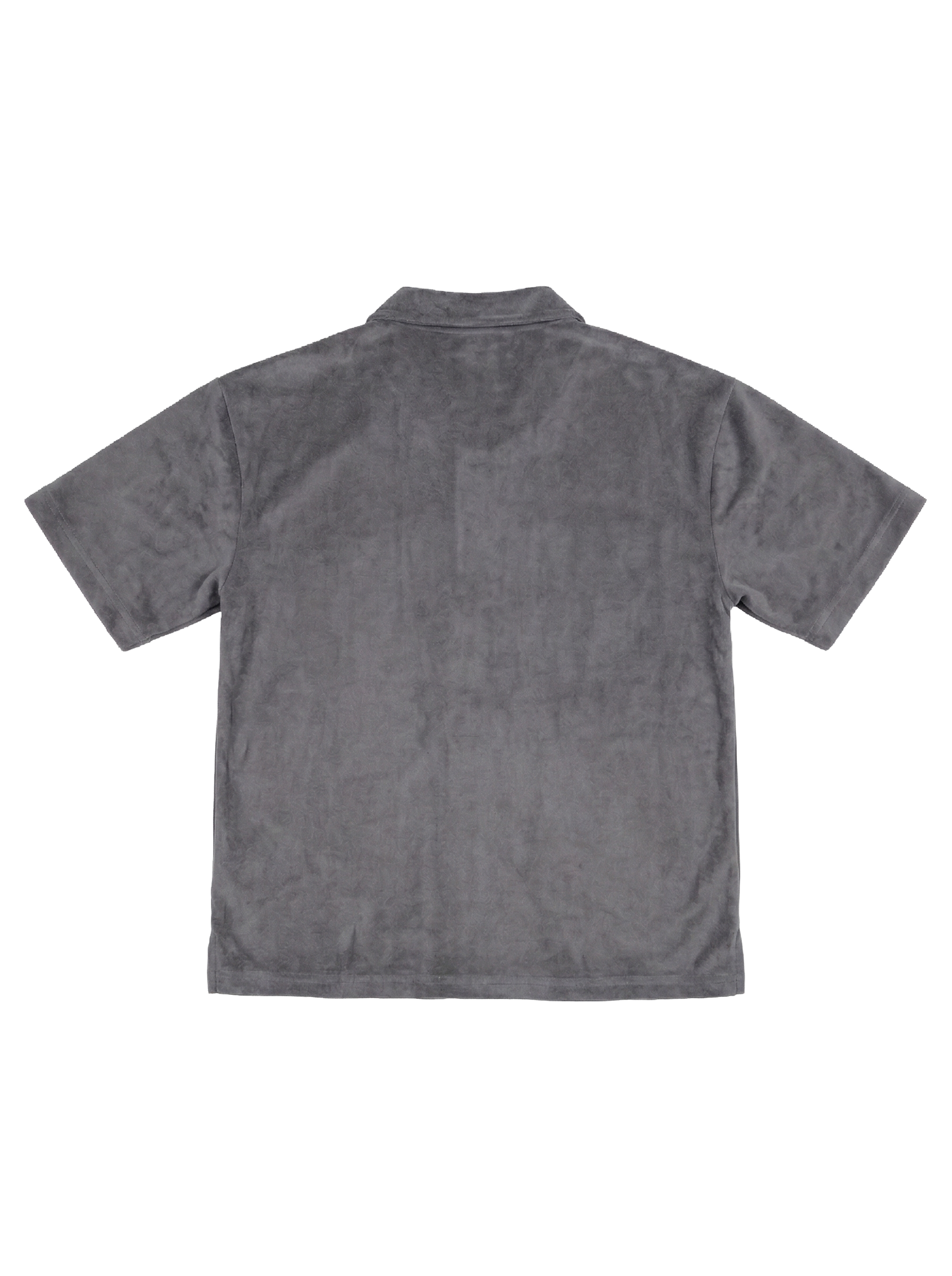Grey Velvet Polo T-shirt