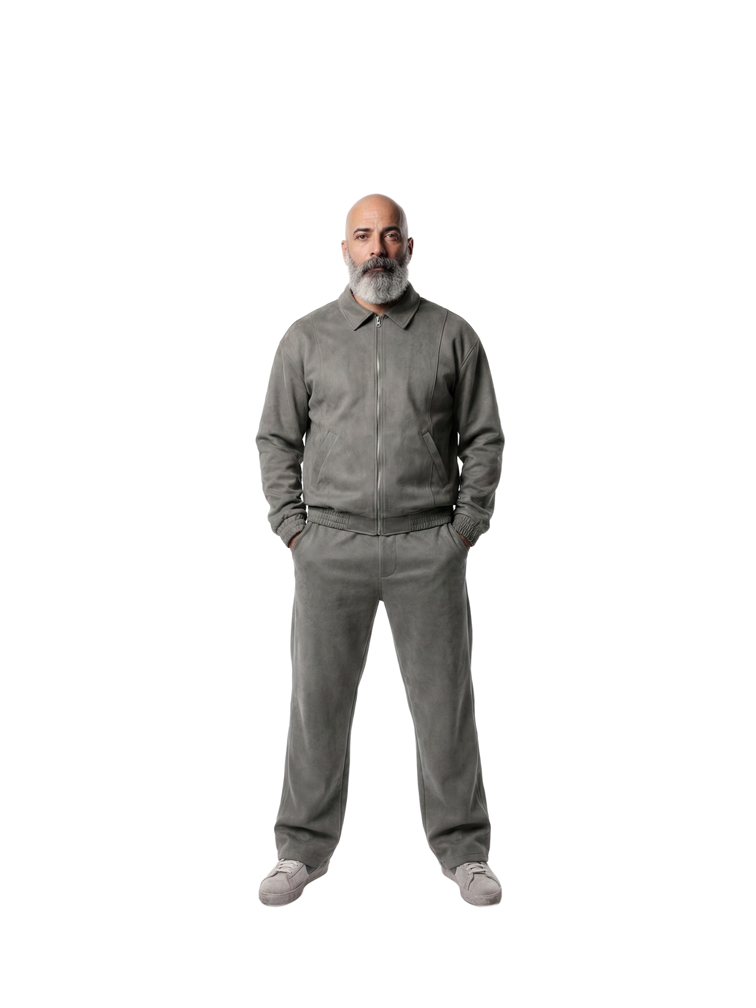 Graphite Grey Suede Jacket