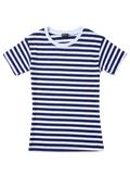 Navy Striped Baby Tee