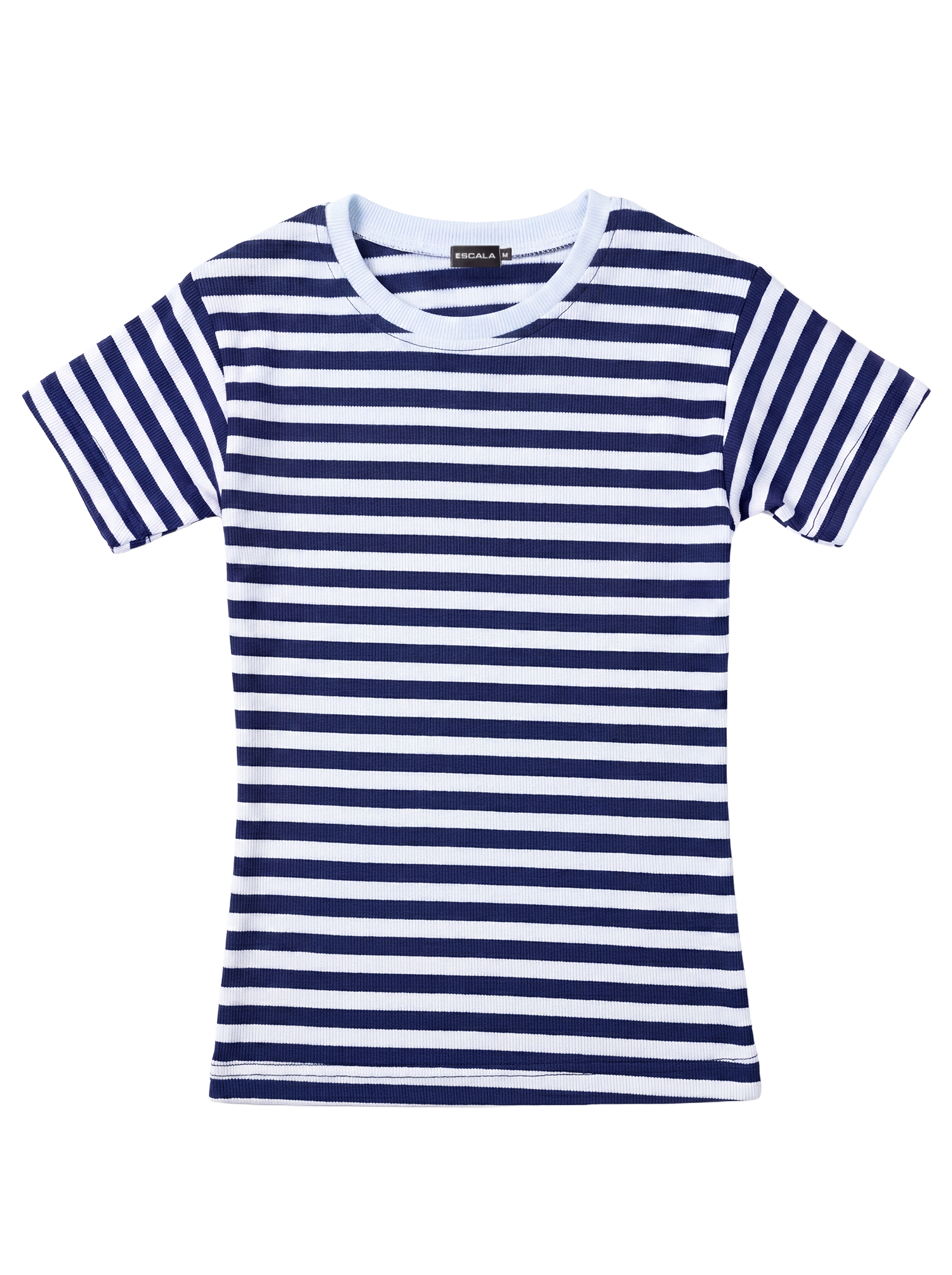 Navy Striped Baby Tee
