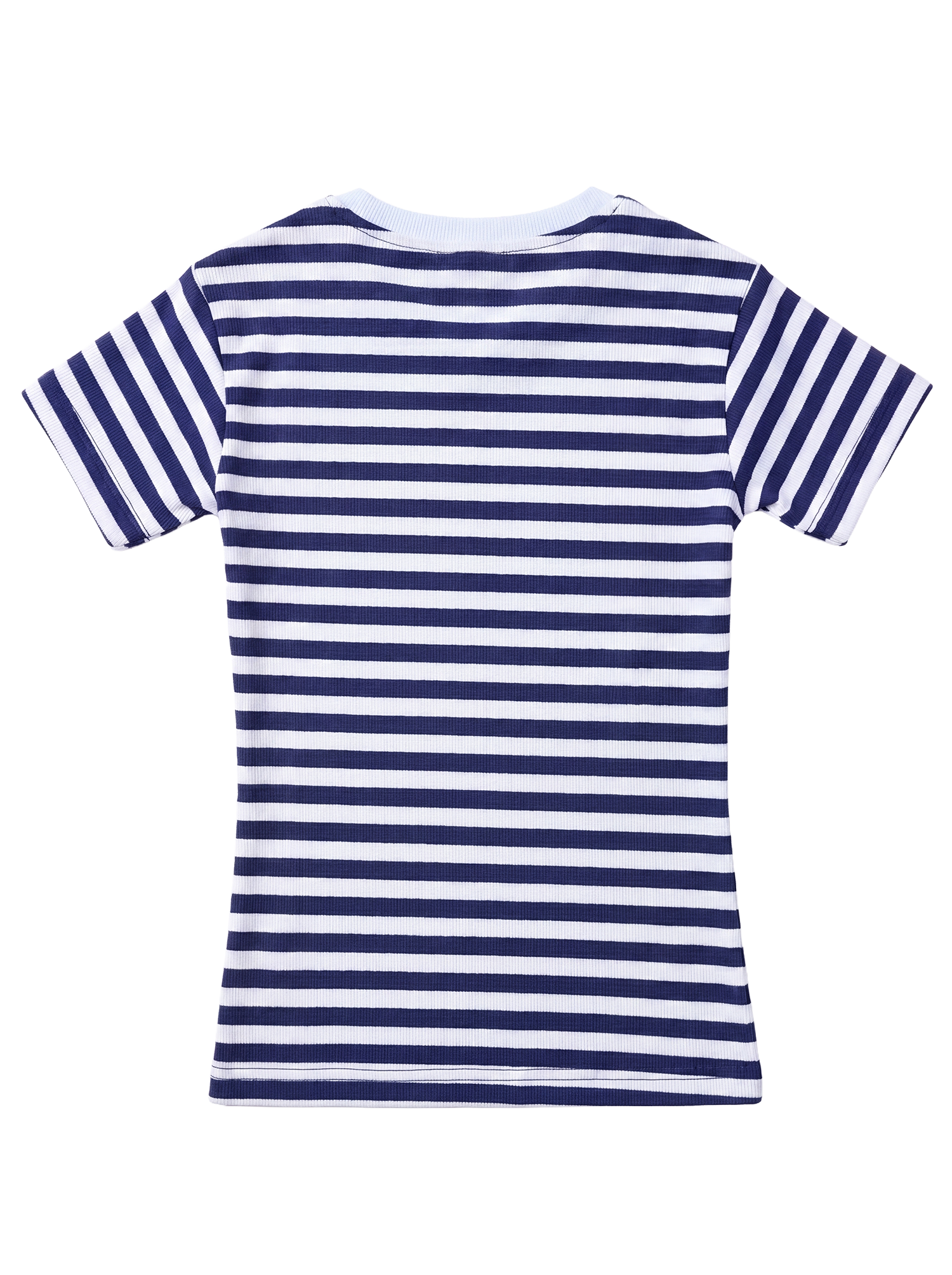 Navy Striped Baby Tee