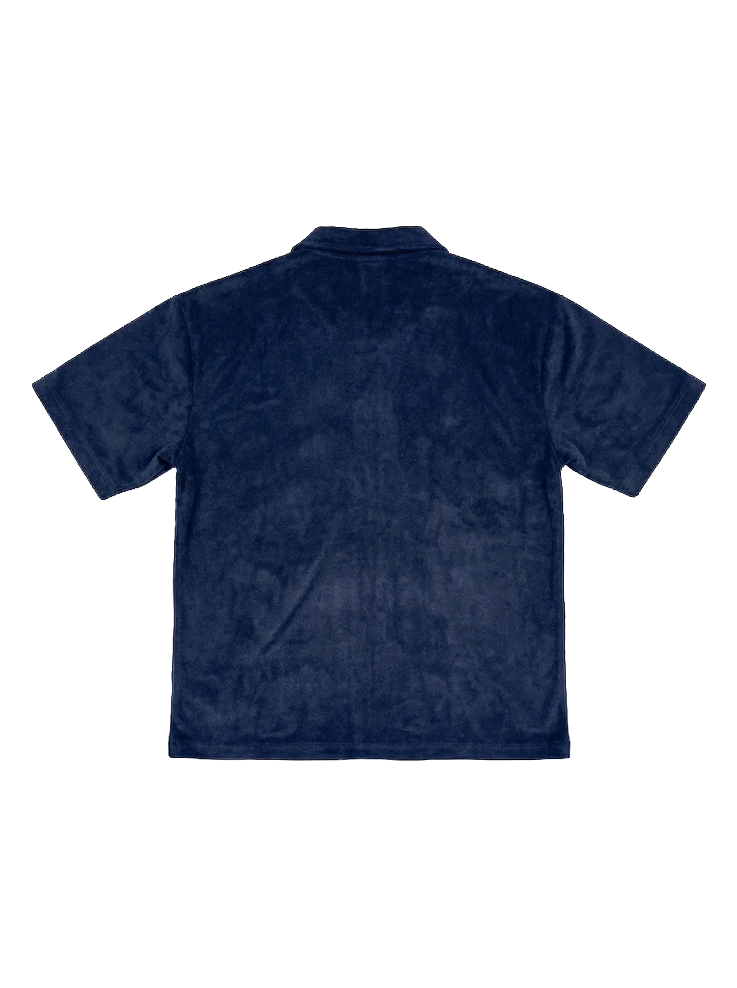 Navy Velvet Polo T-shirt