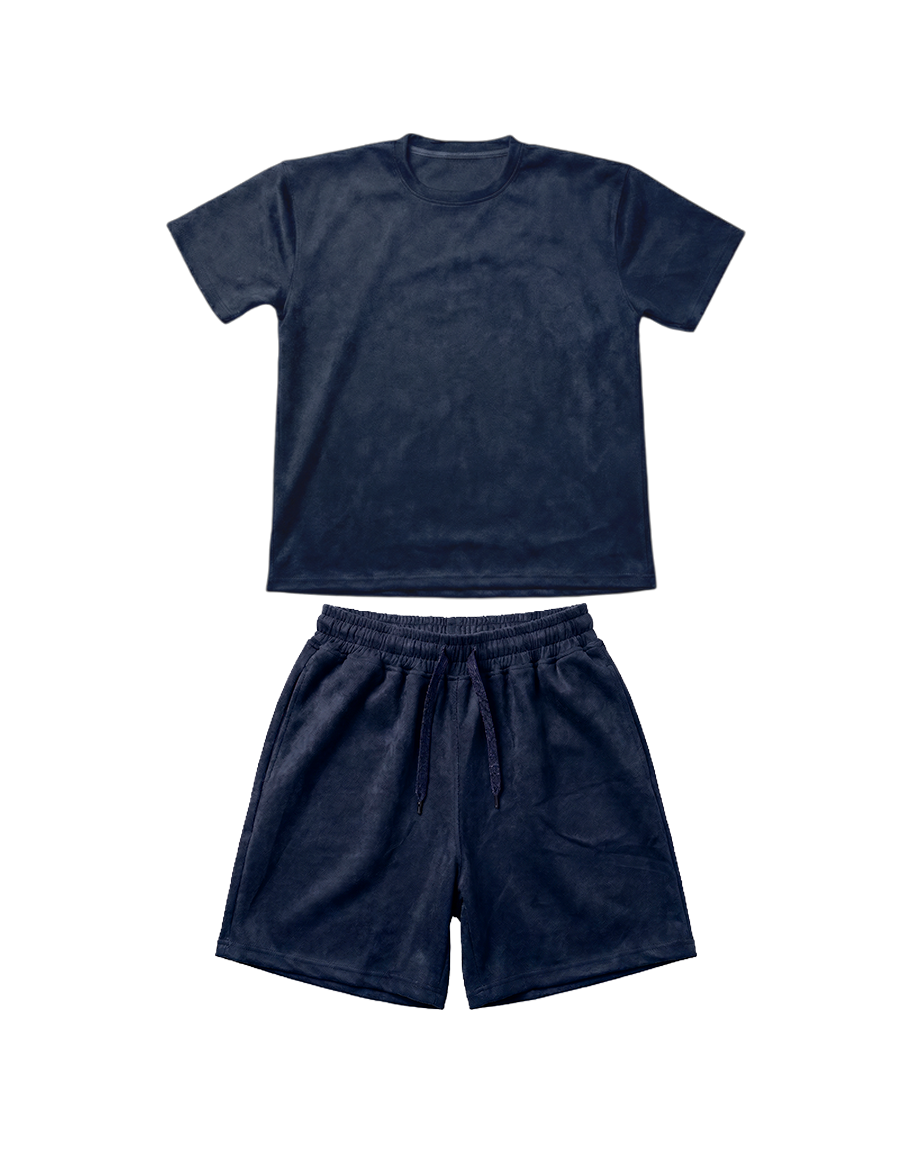 Navy Velvet Set