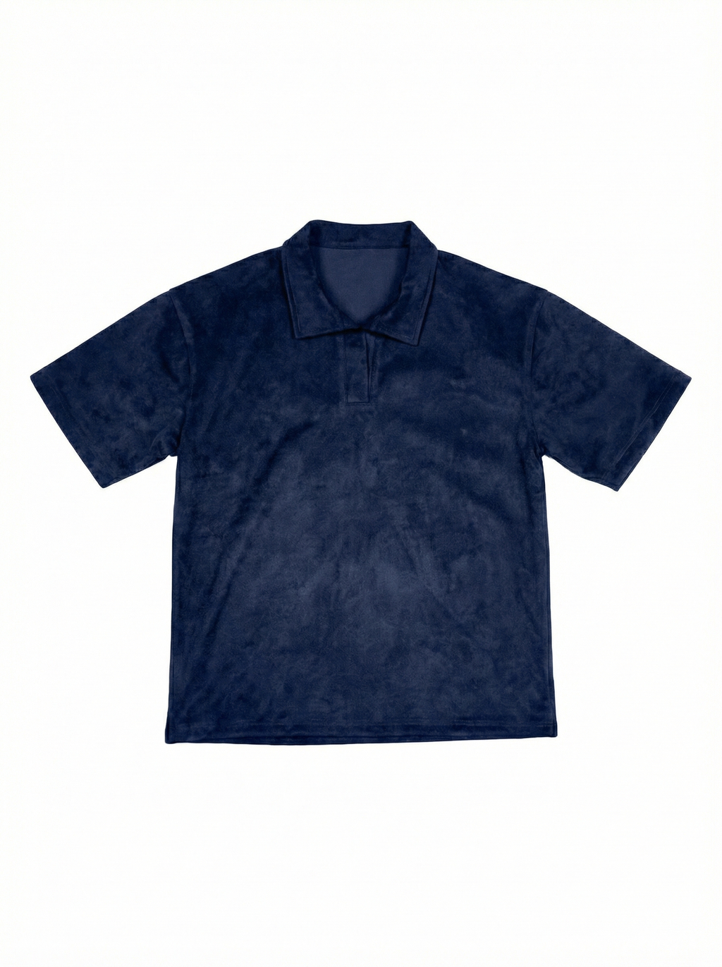 Navy Velvet Polo T-shirt