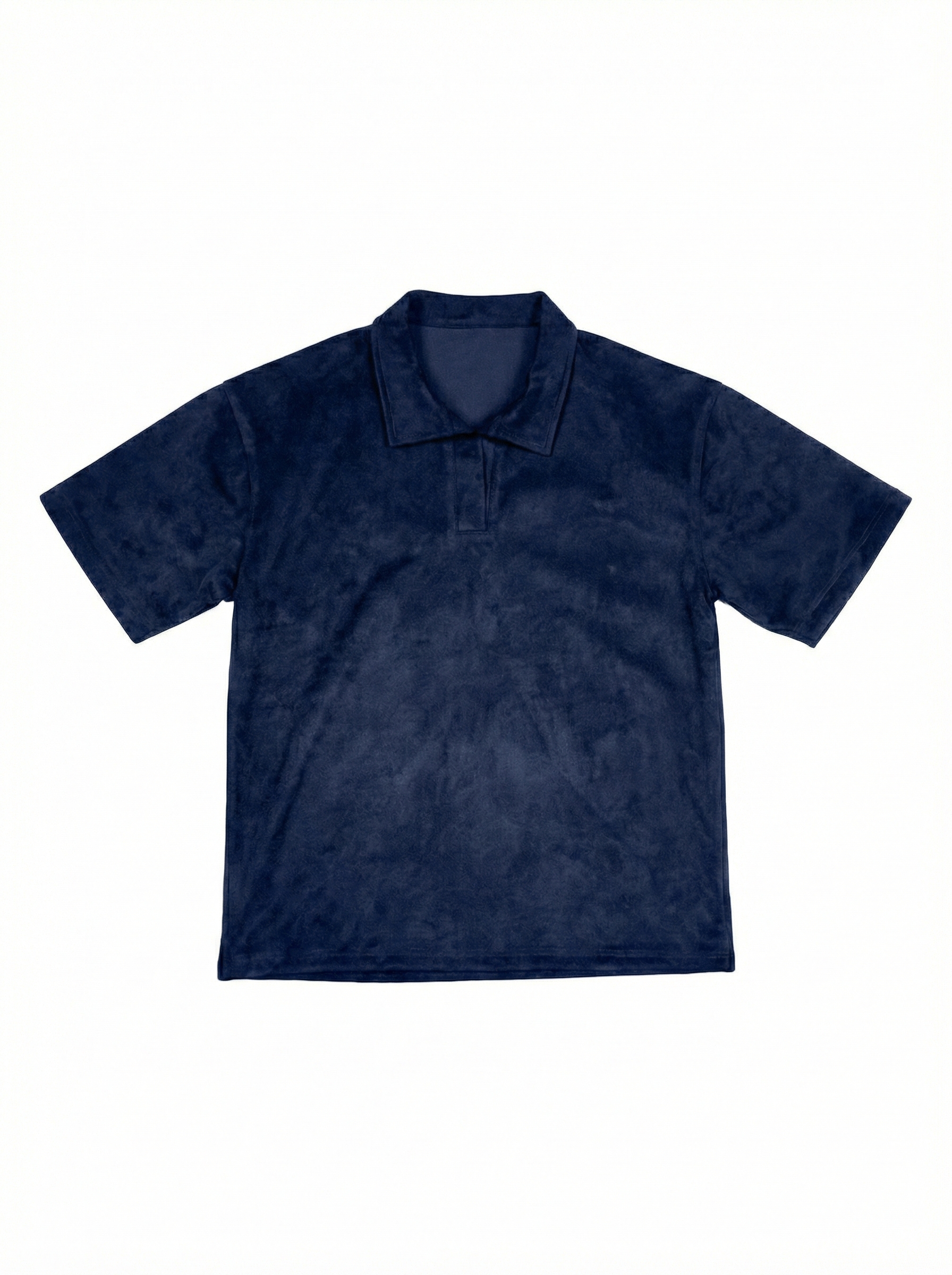 Navy Velvet Polo T-shirt