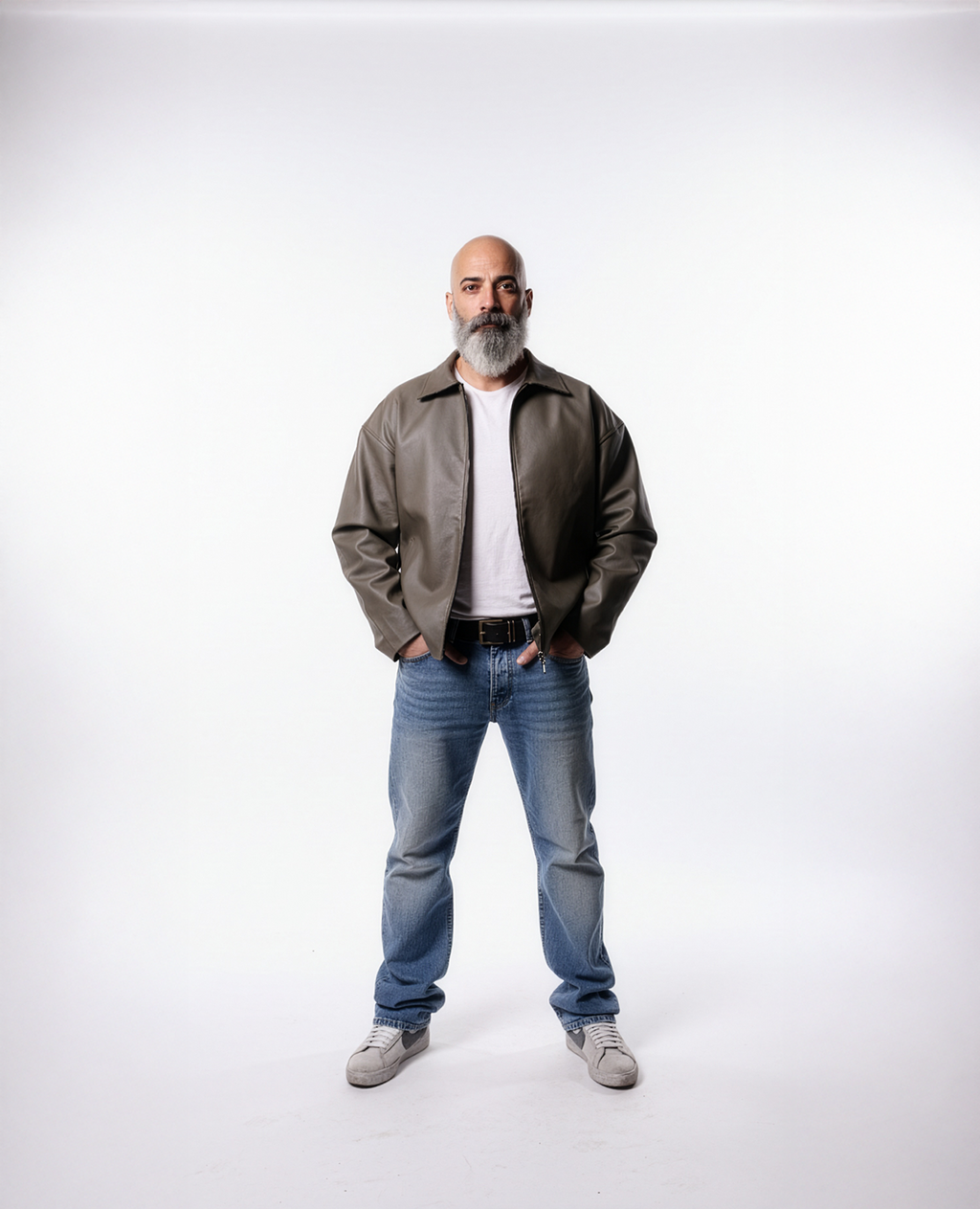 Olive Leather Jacket