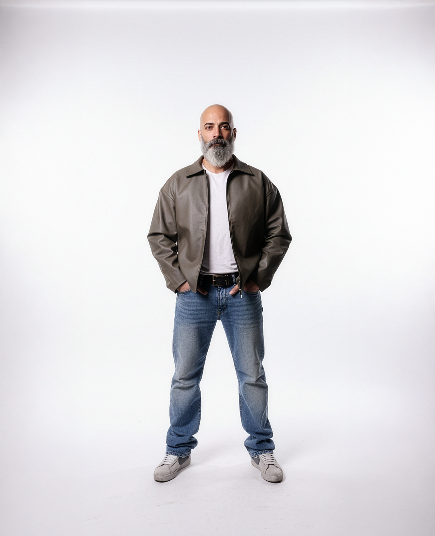 Olive Leather Jacket