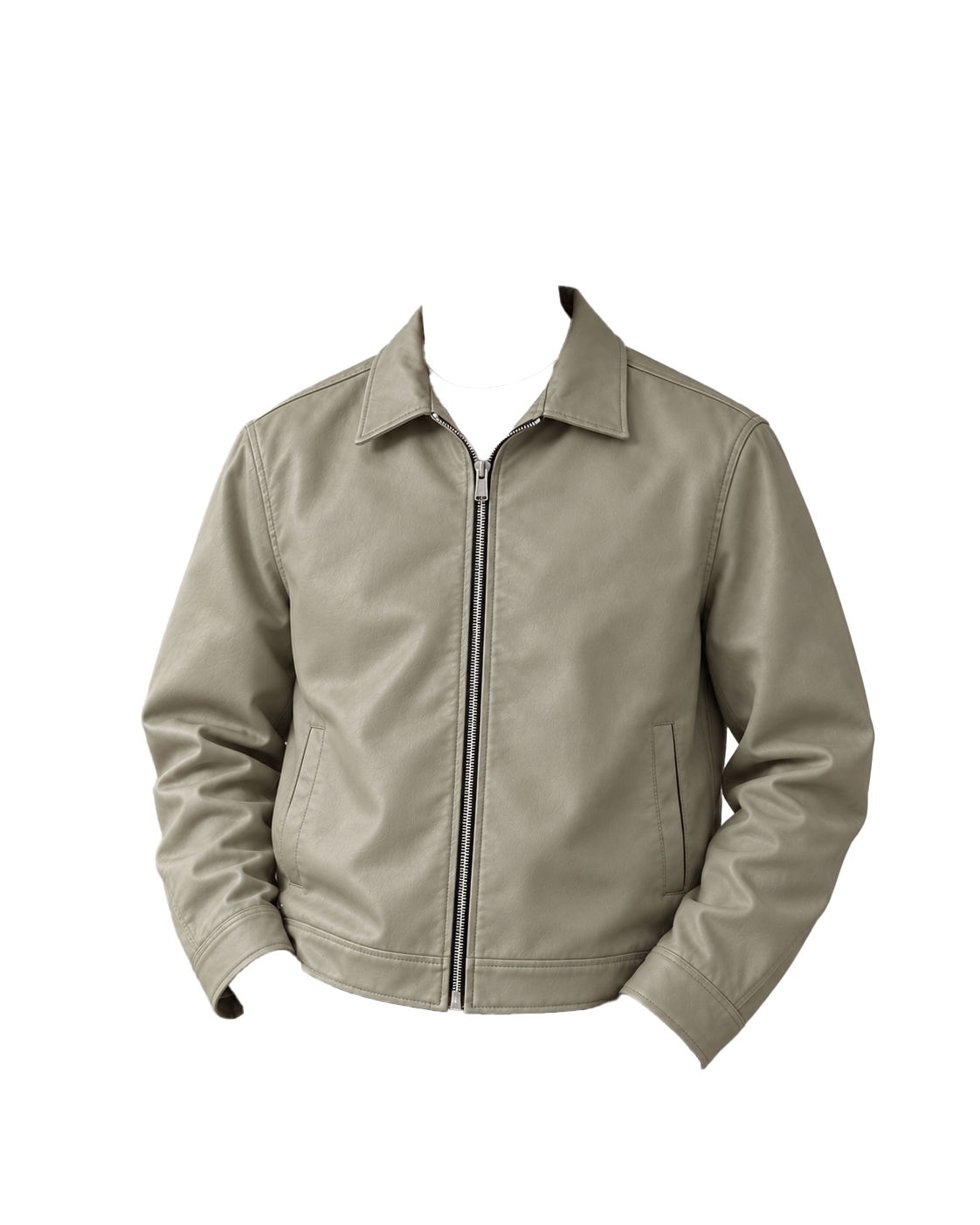 Olive Leather Jacket