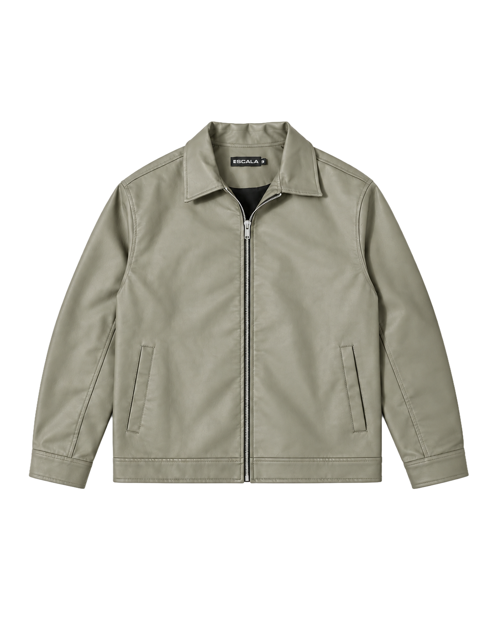 Olive Leather Jacket
