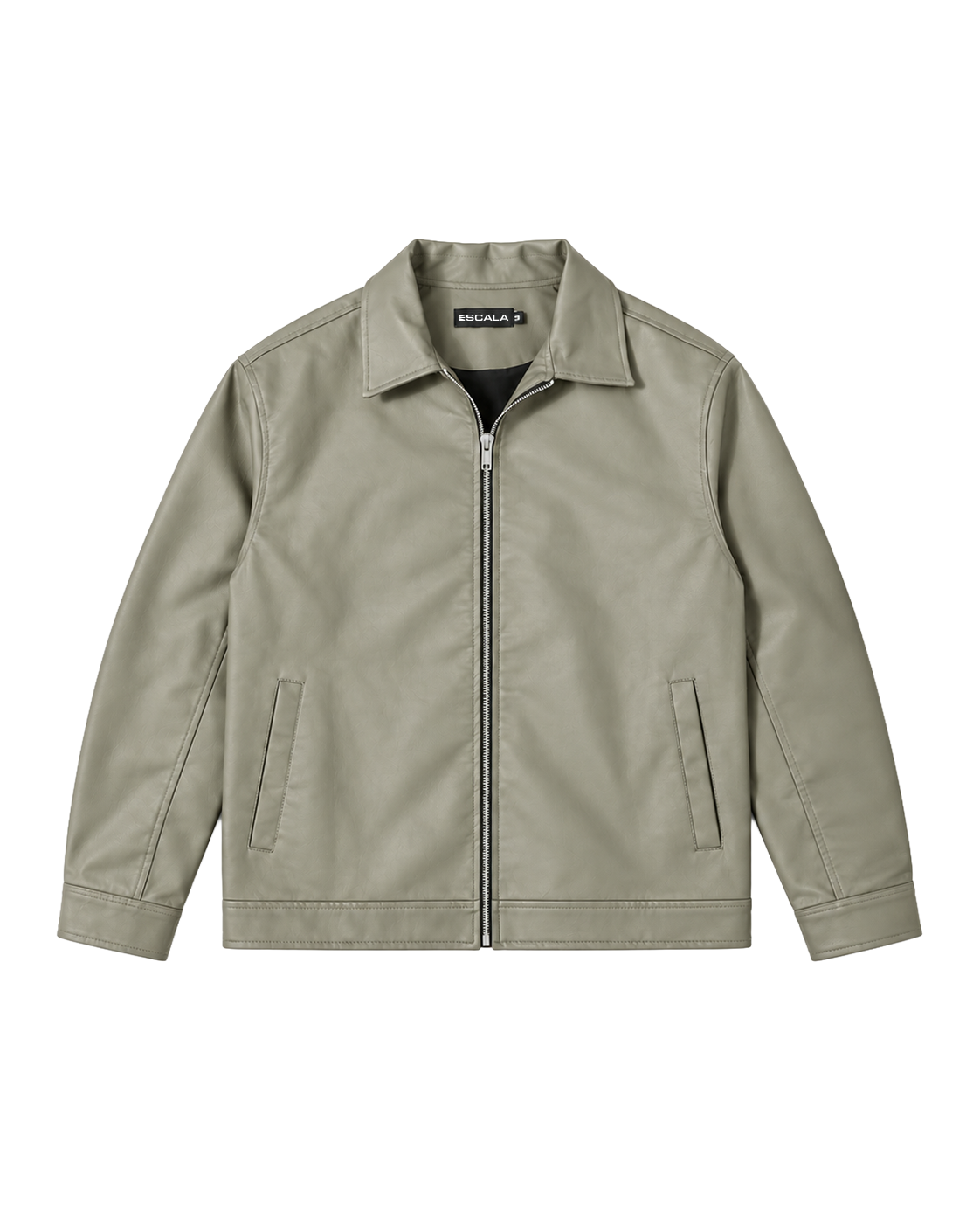 Olive Leather Jacket