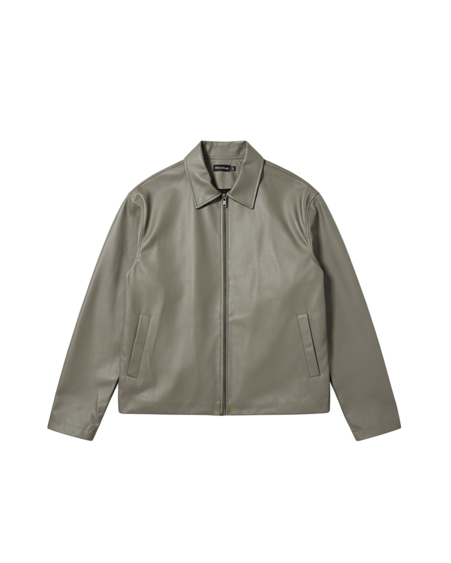 Olive Leather Jacket