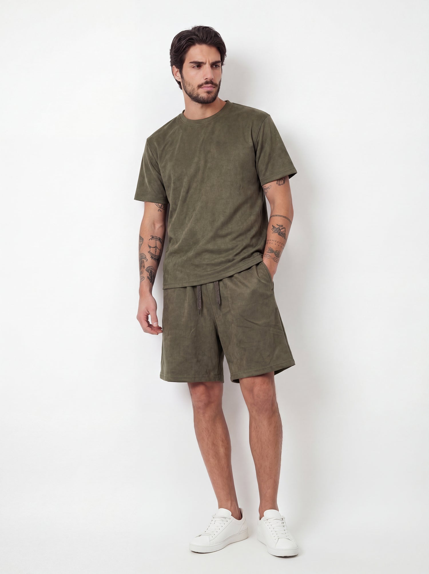 Olive Velvet T-shirt