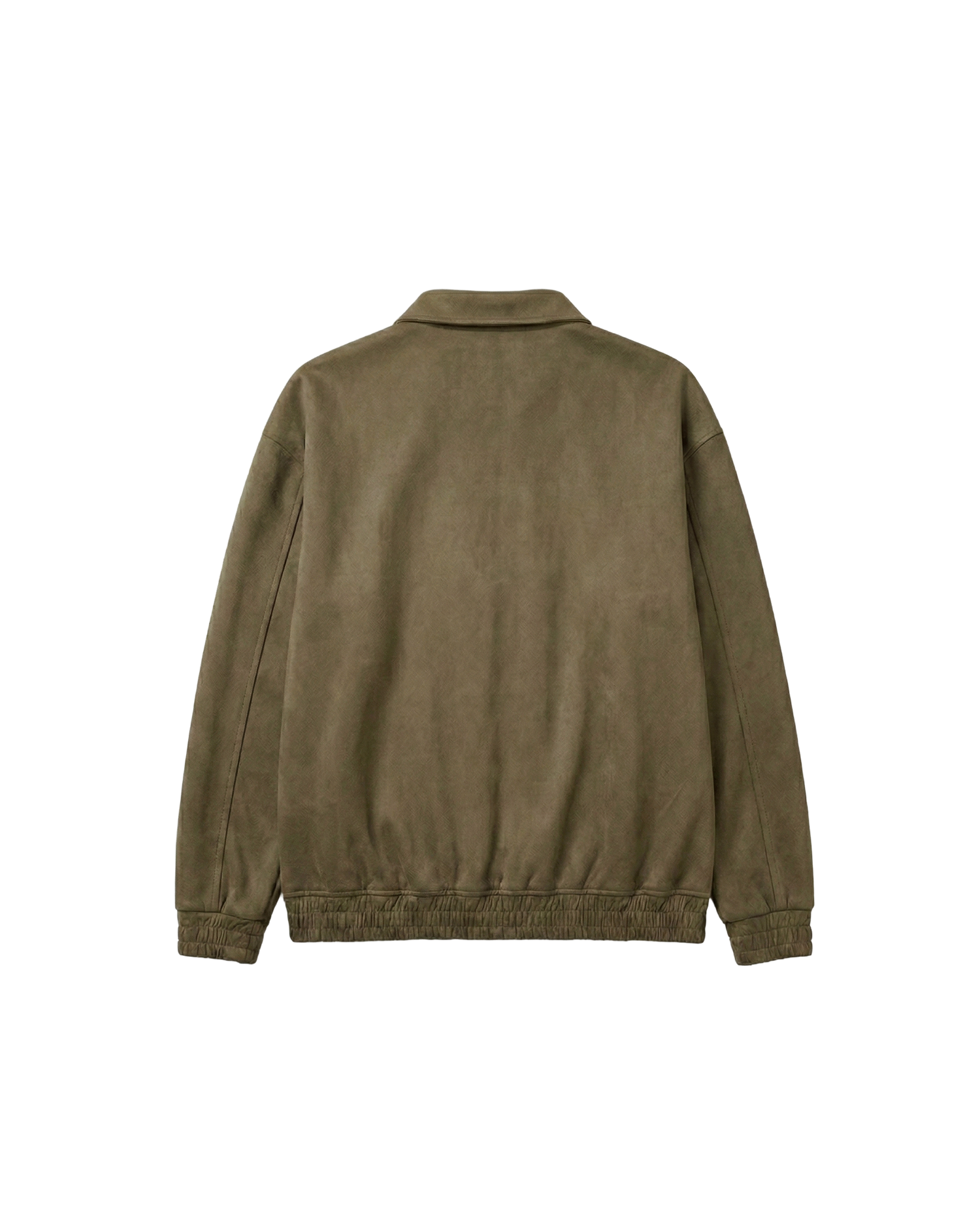 Forest Olive Suede Jacket