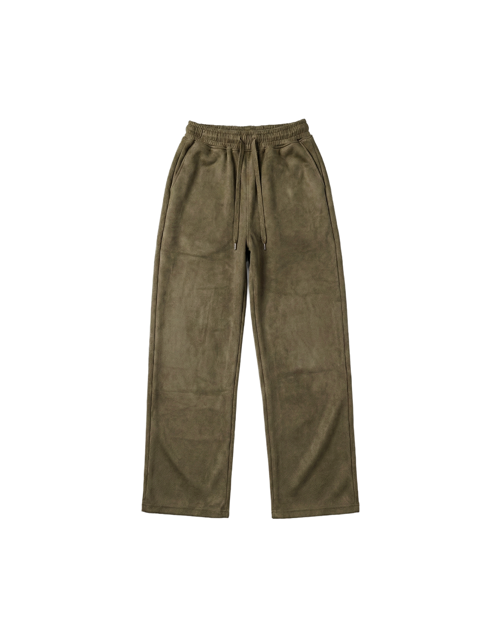 Forest Olive Suede Tracksuit