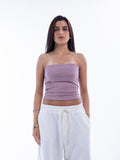 Pink Velvet Tube Top – Escala