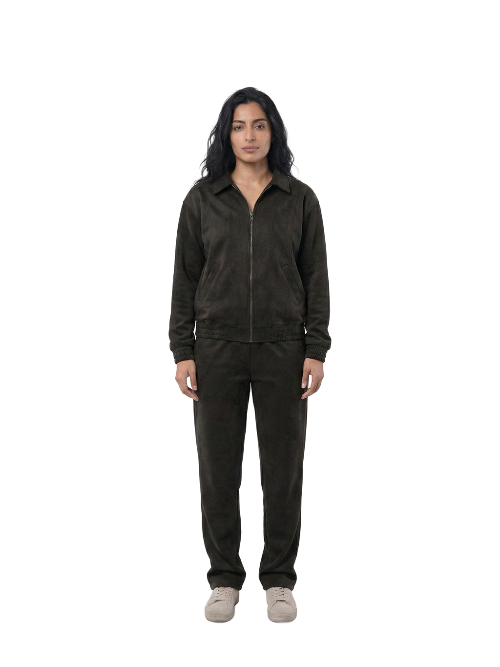 Obsidian Black Suede Pants