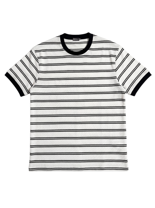 Black Striped T-shirt – Escala (view 2)