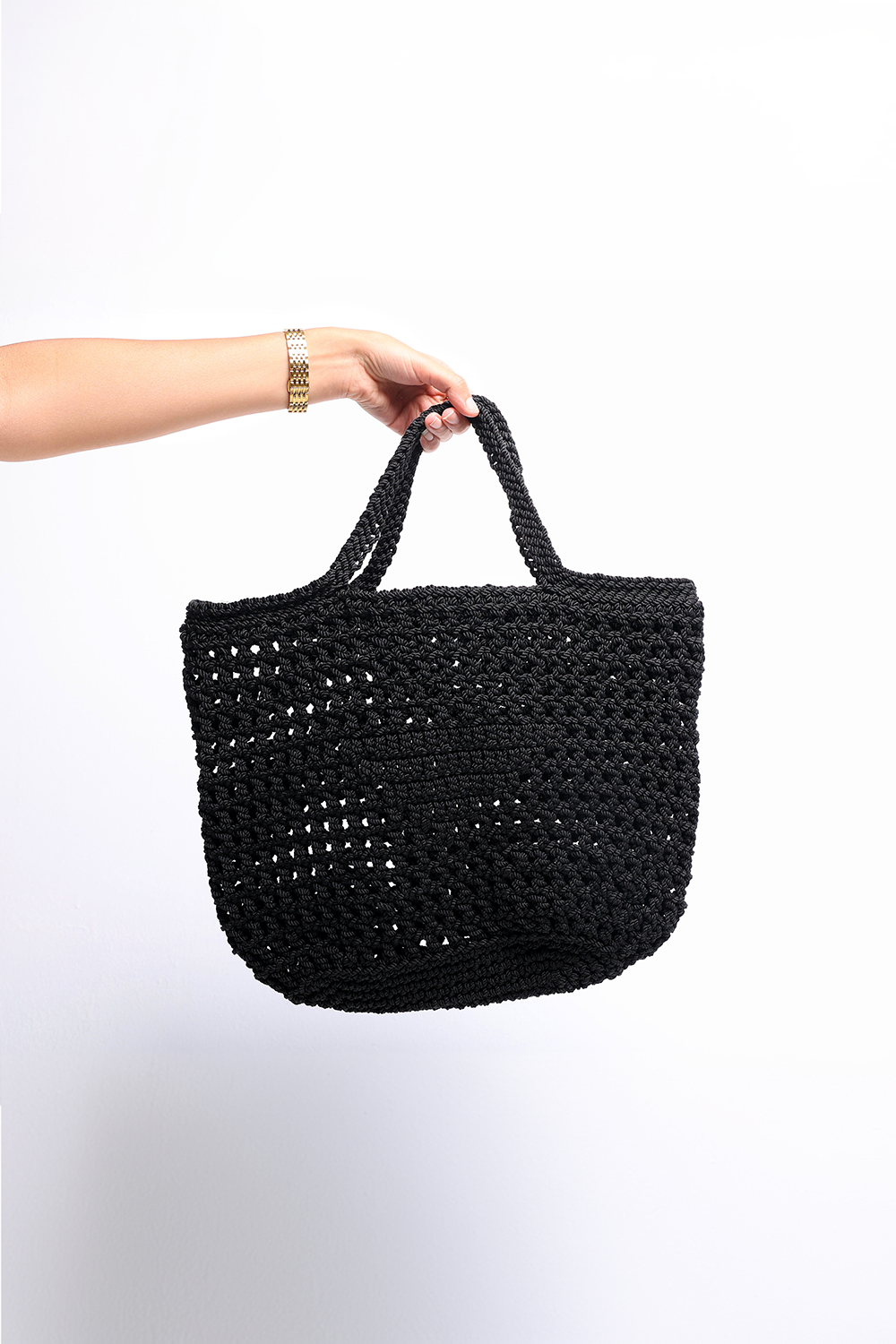 Black Knit Bag