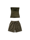 Olive Tube Top Set