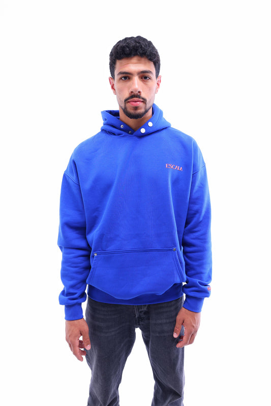 Blue Fingerprint Hoodie