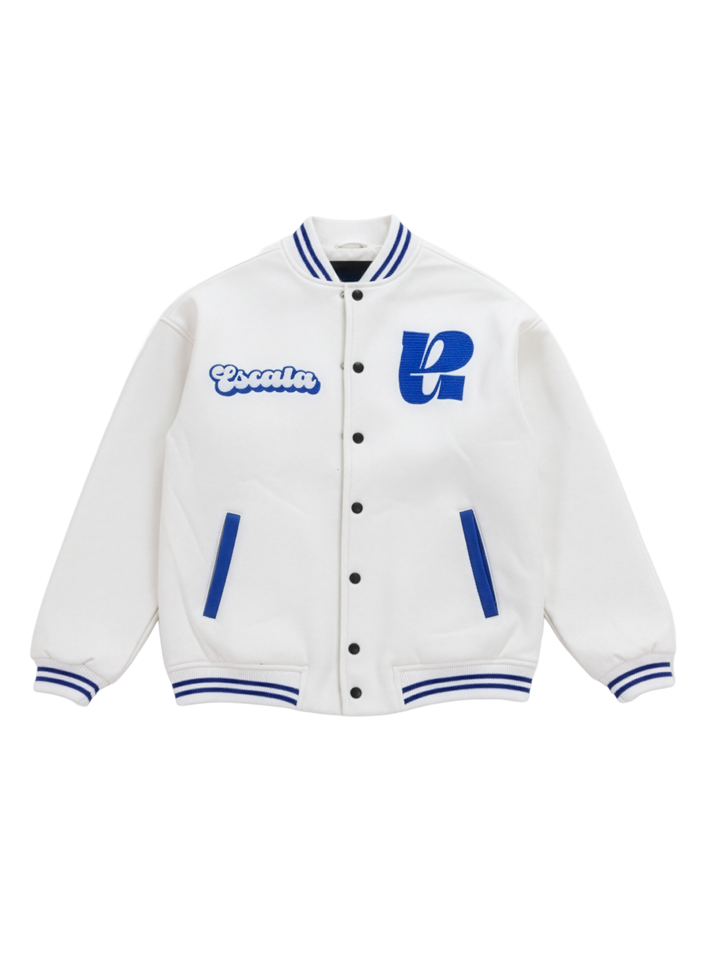 Auraholic White Varsity Jacket