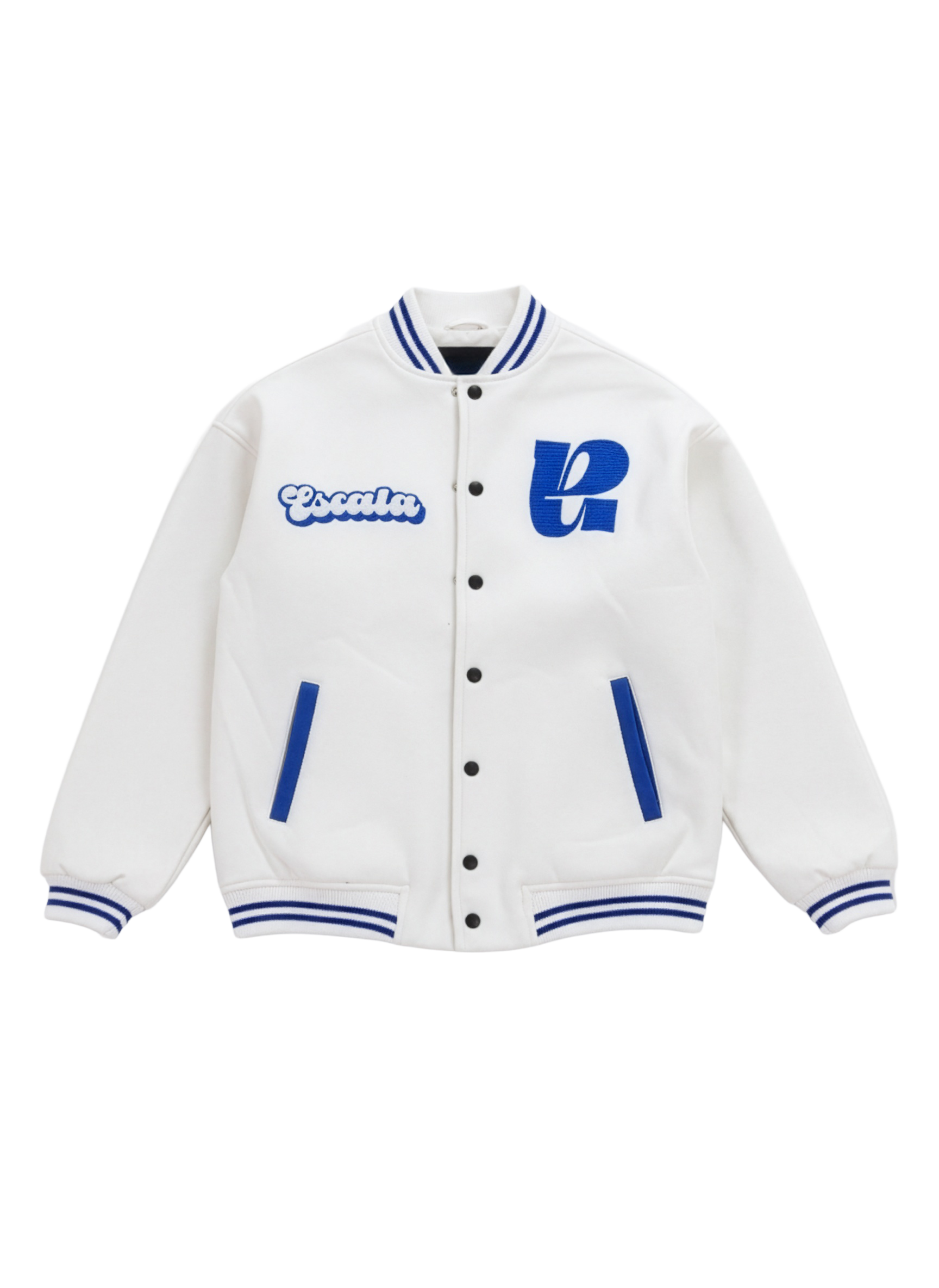 Auraholic White Varsity Jacket