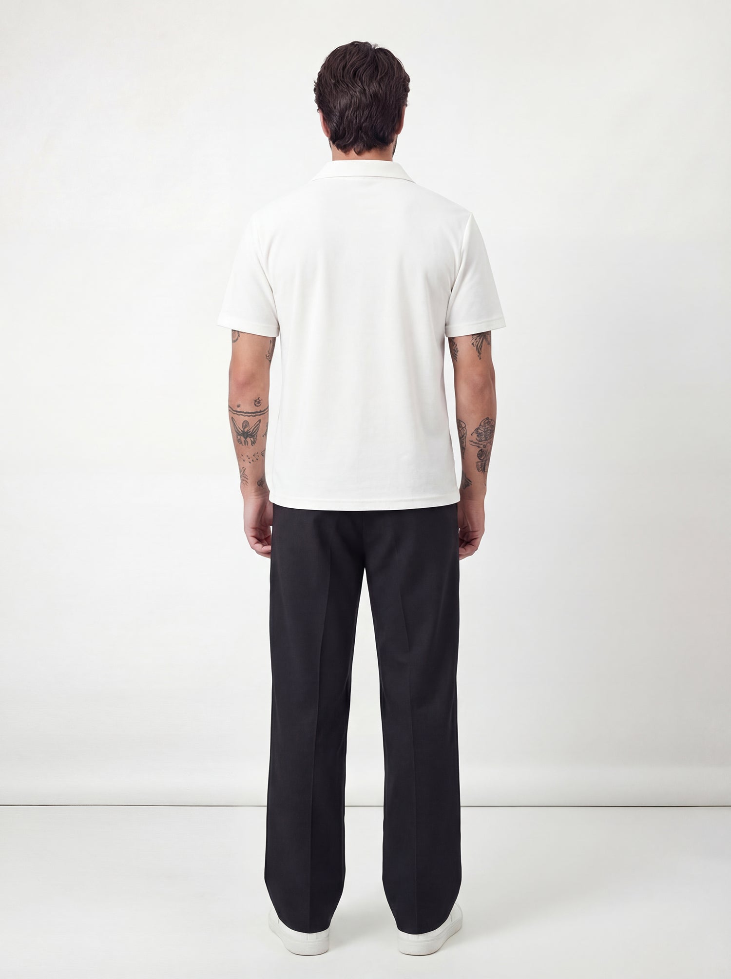 Off-white Velvet Polo T-shirt