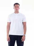 White Henley T-shirt – Escala